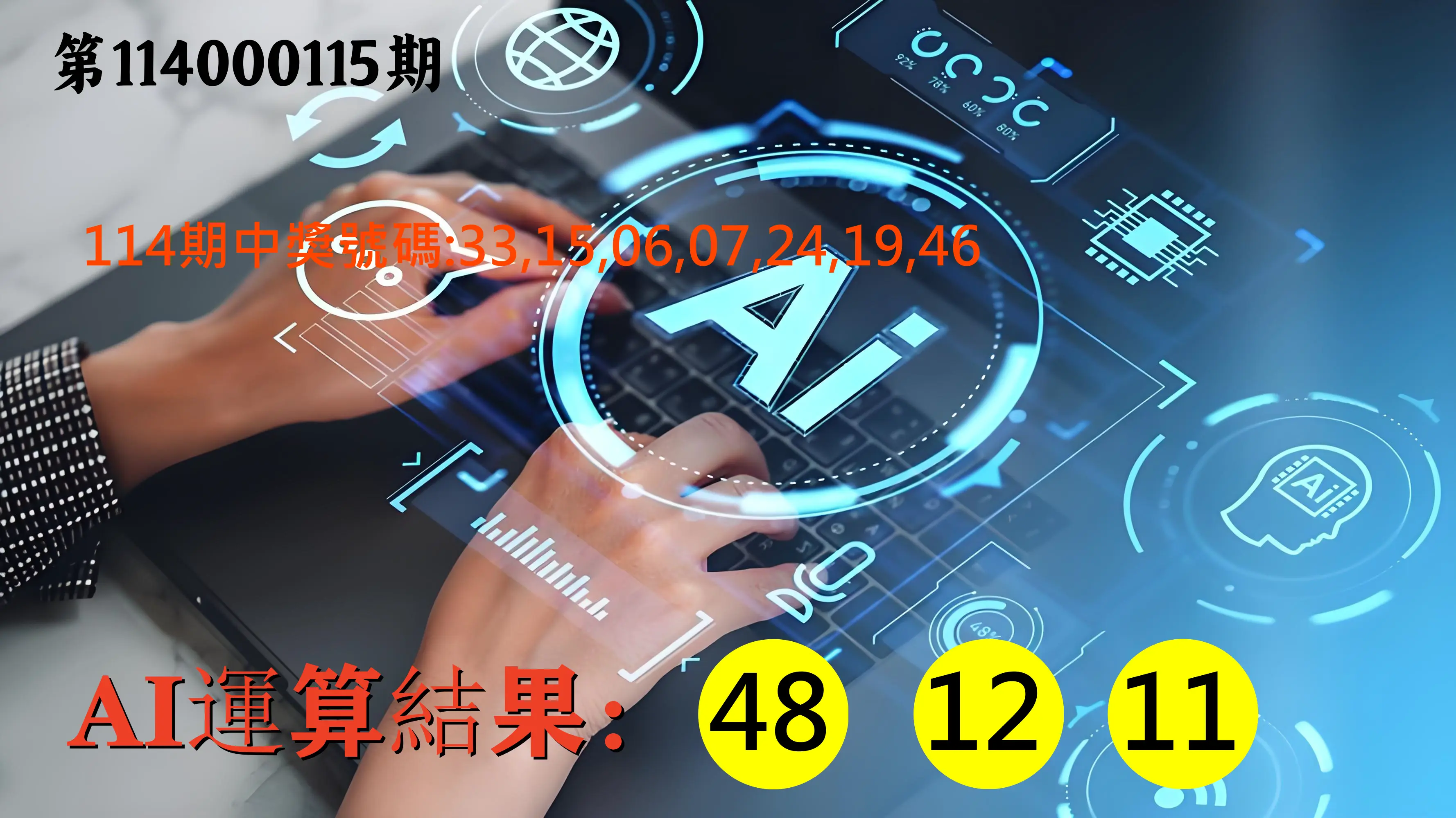 大樂透第114000115期(12/19)AI運算3膽號