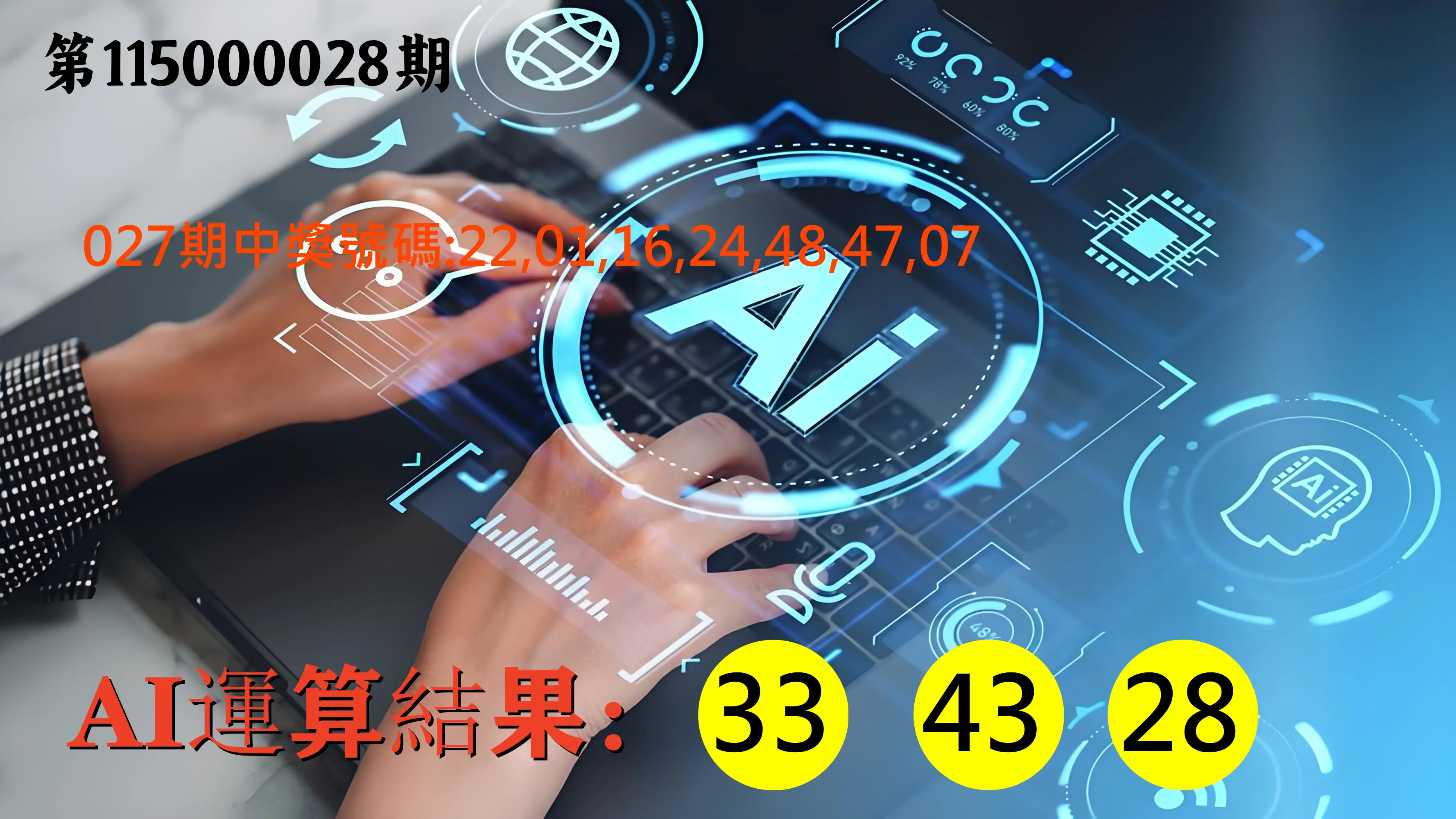大樂透第115000028期(02/27)AI運算3膽號