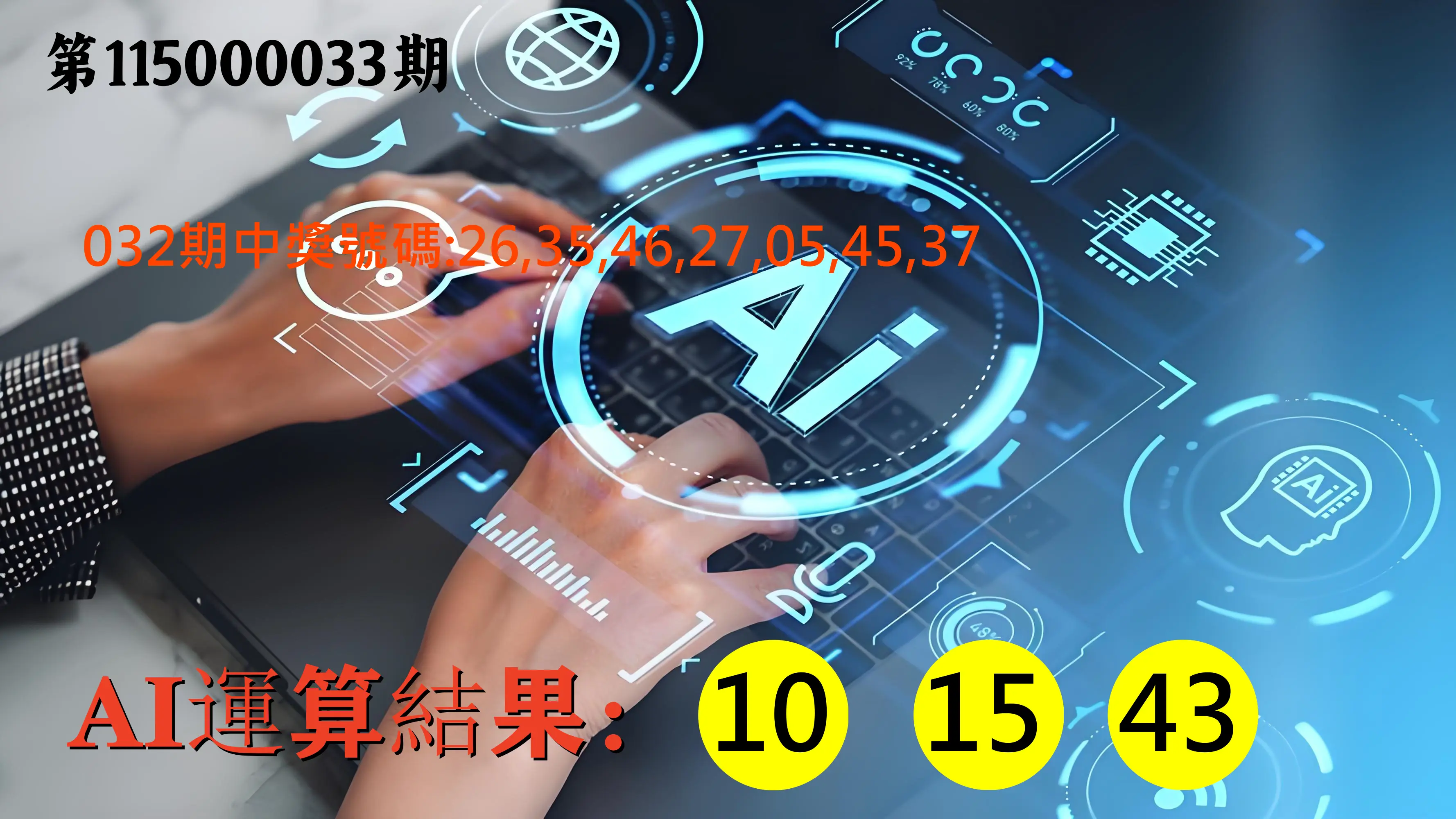 大樂透第115000033期(03/06)AI運算3膽號