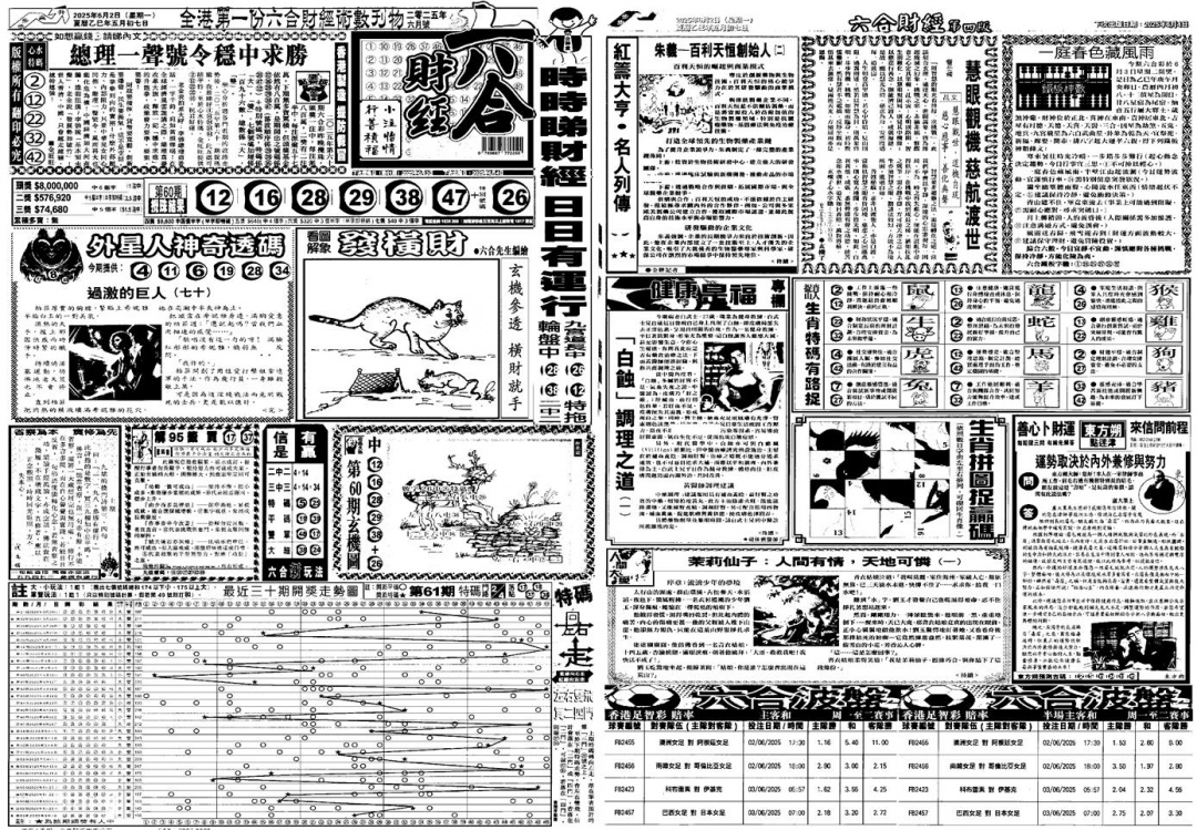 六合彩061期大财经A(黑白)