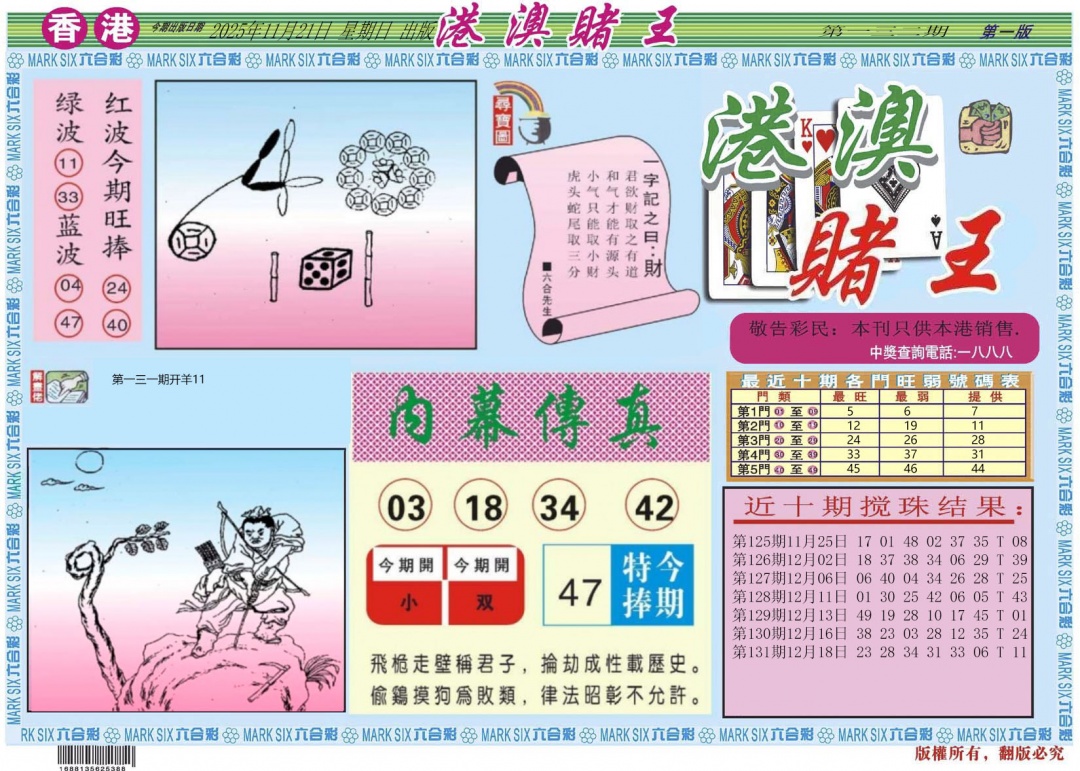 六合彩132期港澳赌王A