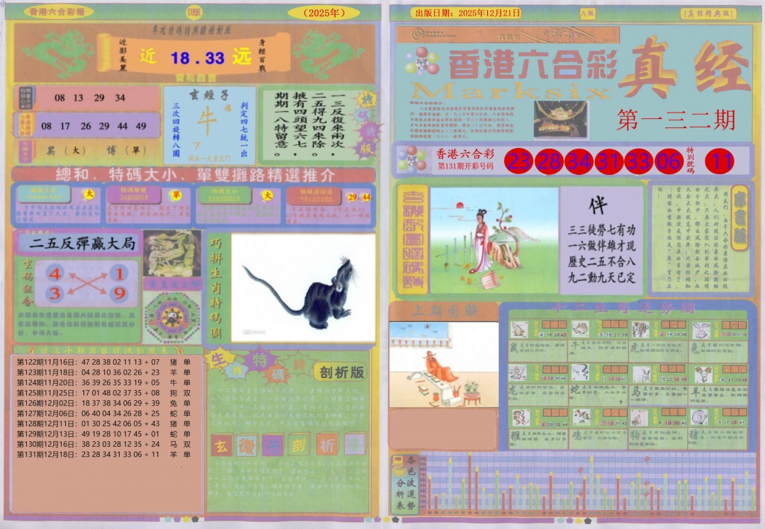 六合彩132期真经A