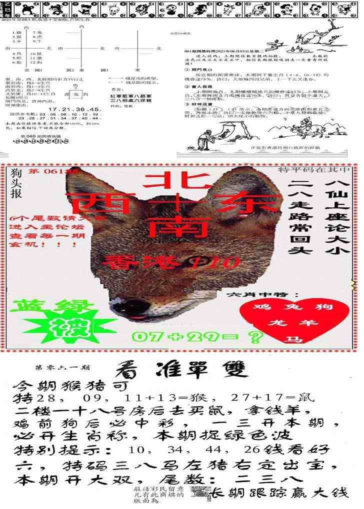 六合彩061期特码内幕B