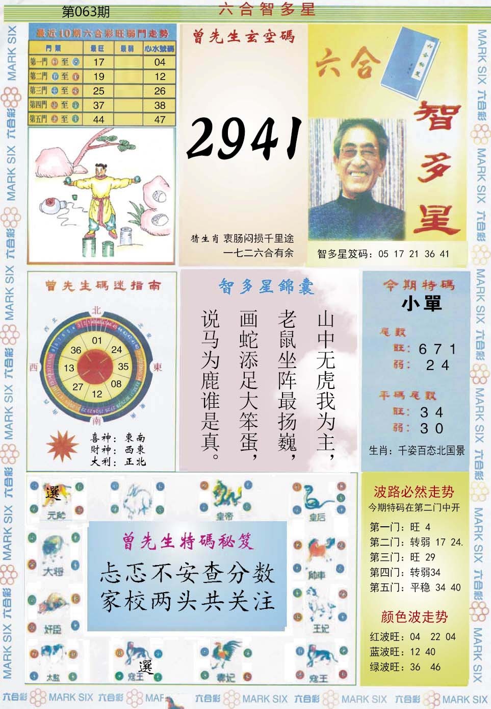 六合彩063期六合智多星