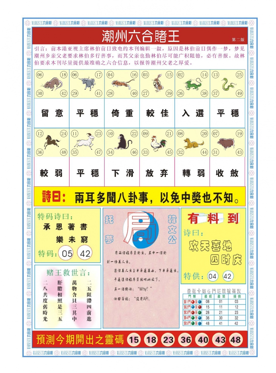 六合彩065期潮州六合赌王B