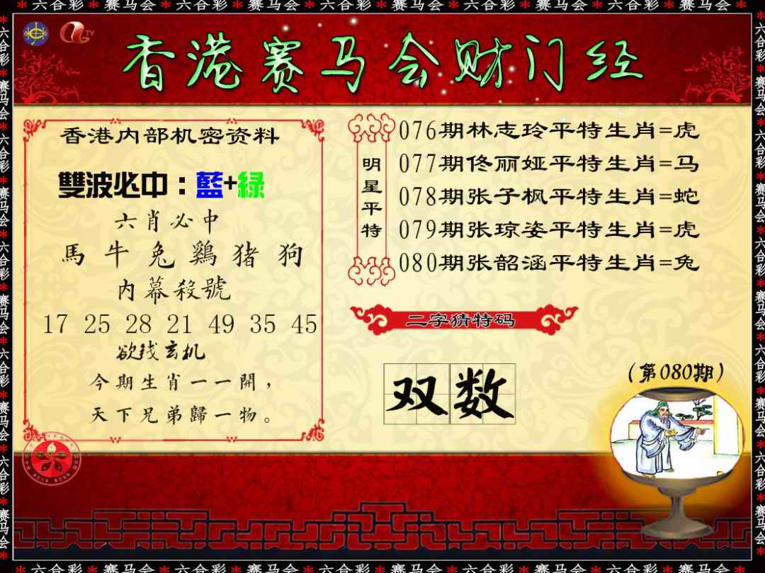六合彩080期财门经