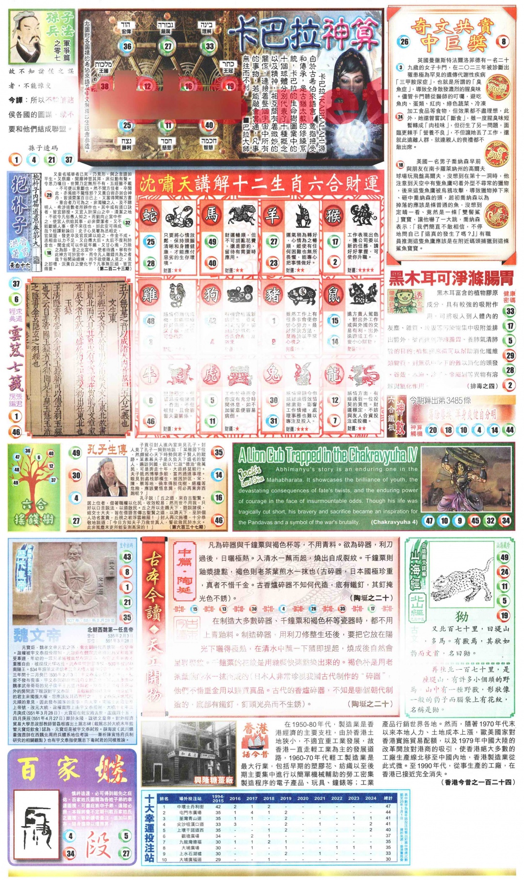 六合彩081期新报玄机(港版)D