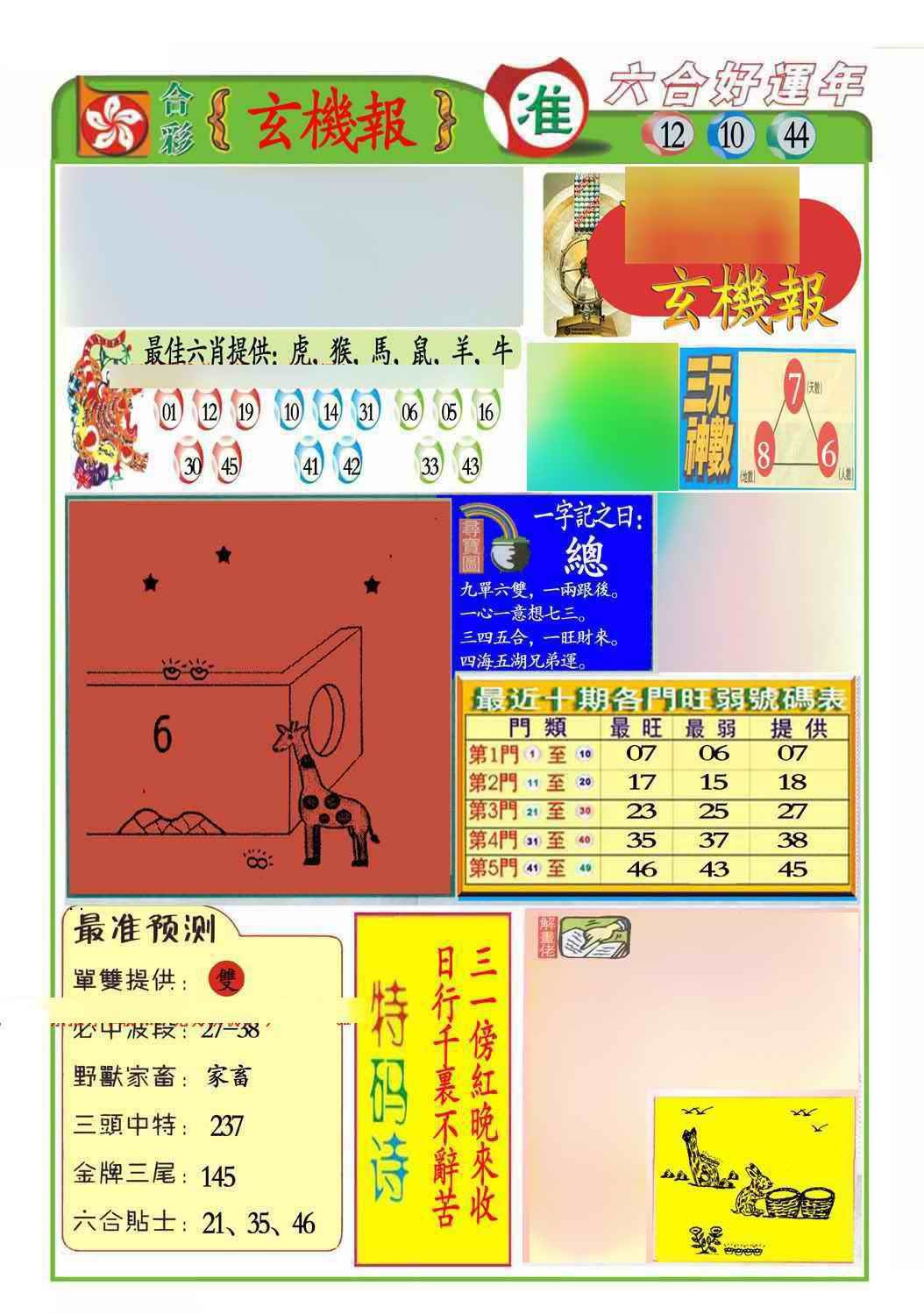 六合彩083期马经玄机报(新图推荐)