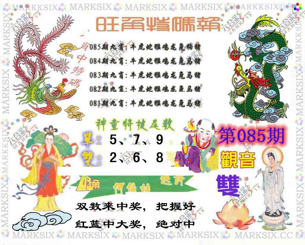 六合彩085期旺角特码报