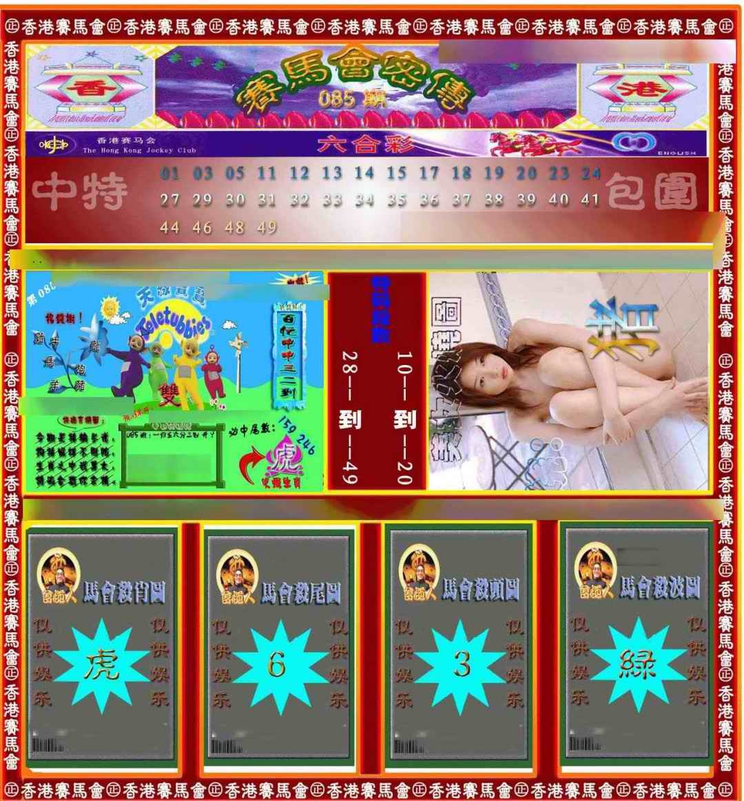 六合彩085期赛马会密传