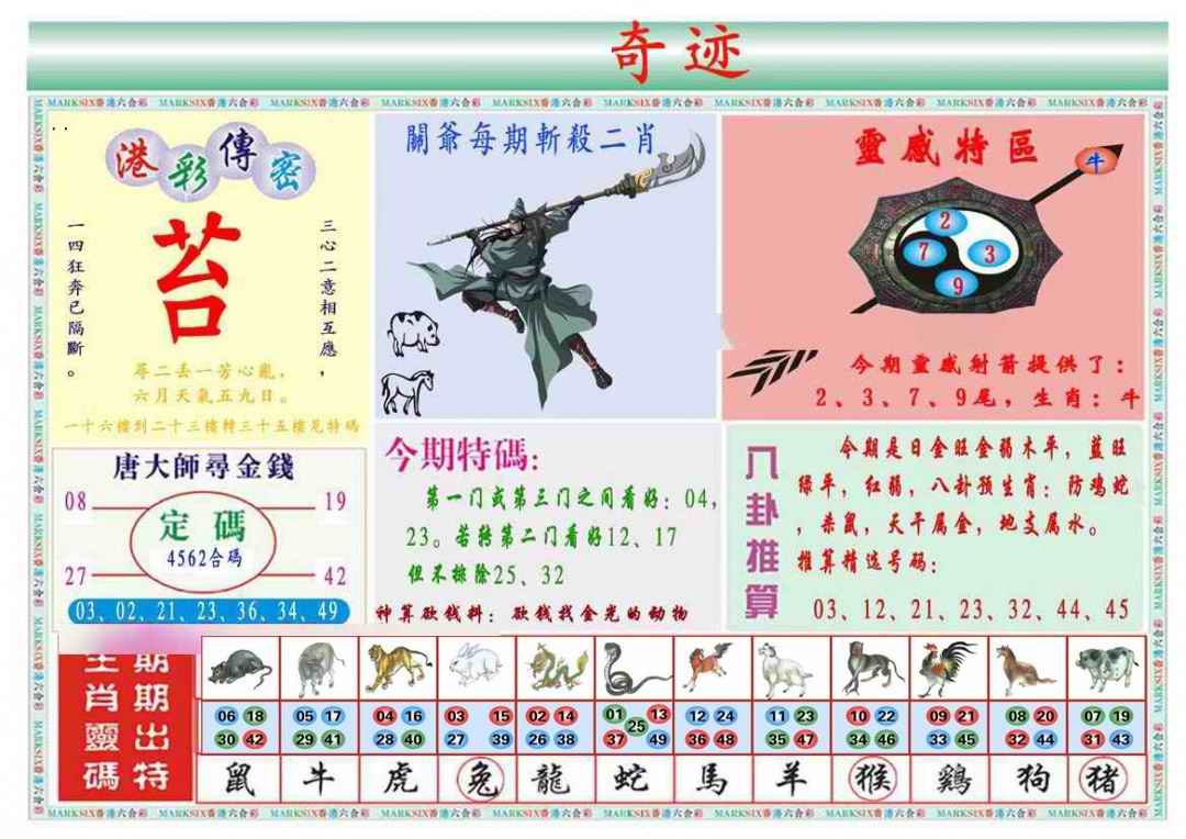 六合彩085期马经奇迹B(新图推荐)