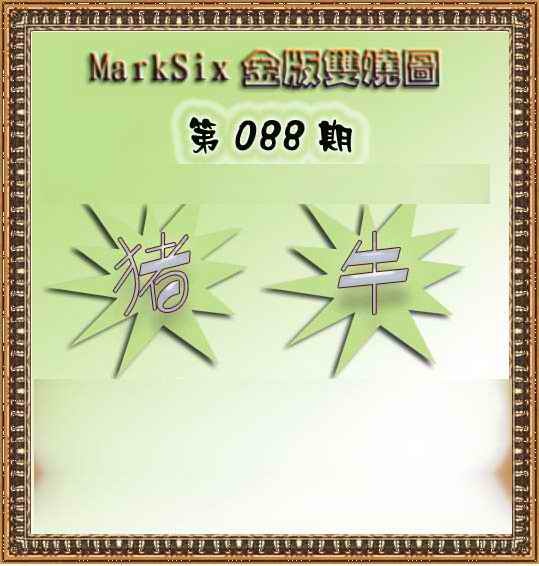 六合彩088期MarkSix金版双烧